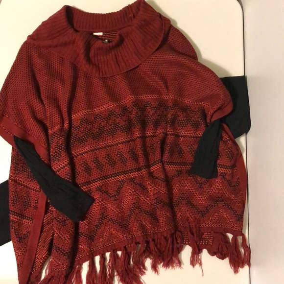 Poncho Sweater - Picture 1 of 3
